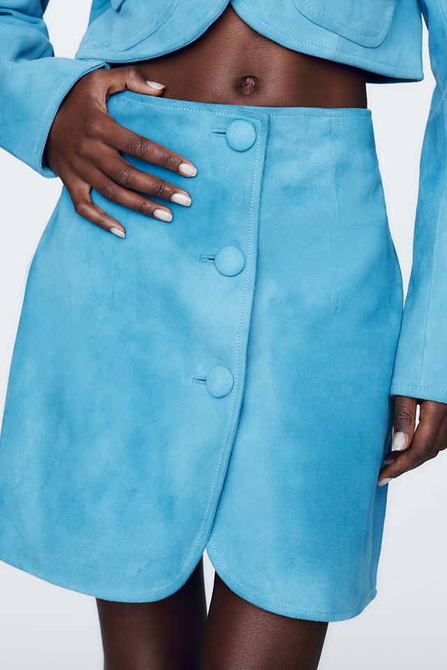Maeve Suede Mini Skirt #1