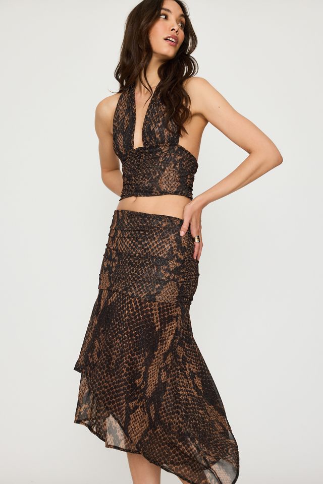 Feners Festa Asymmetric Midi Skirt #2