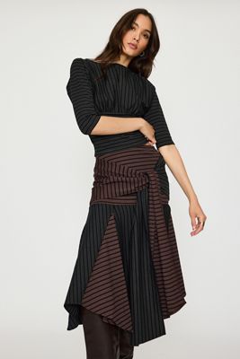 Feners Promesa Flared Midi Skirt