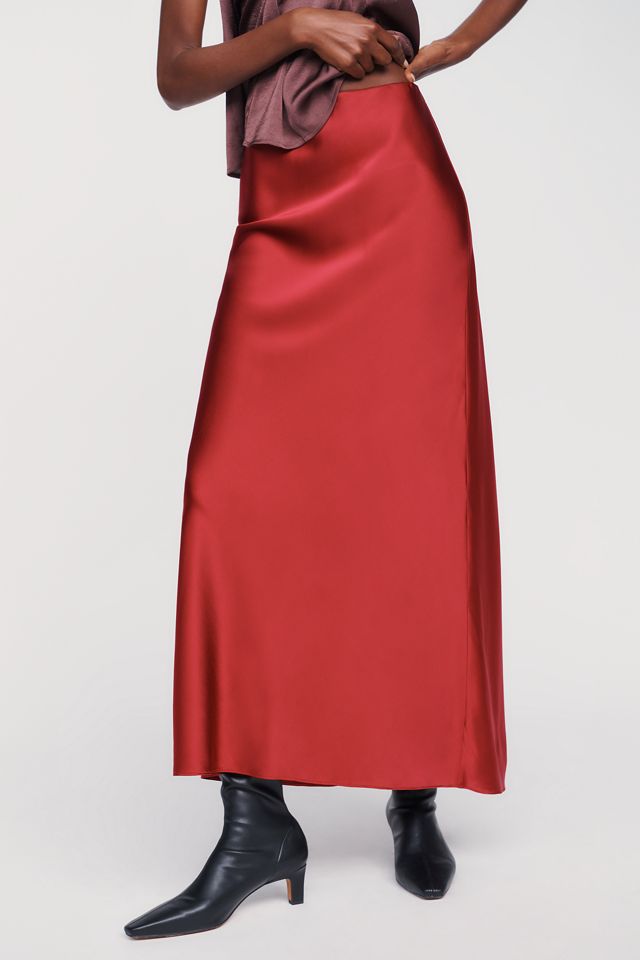 Favorite Daughter Favorite Silk Blend Maxi Skirt #1