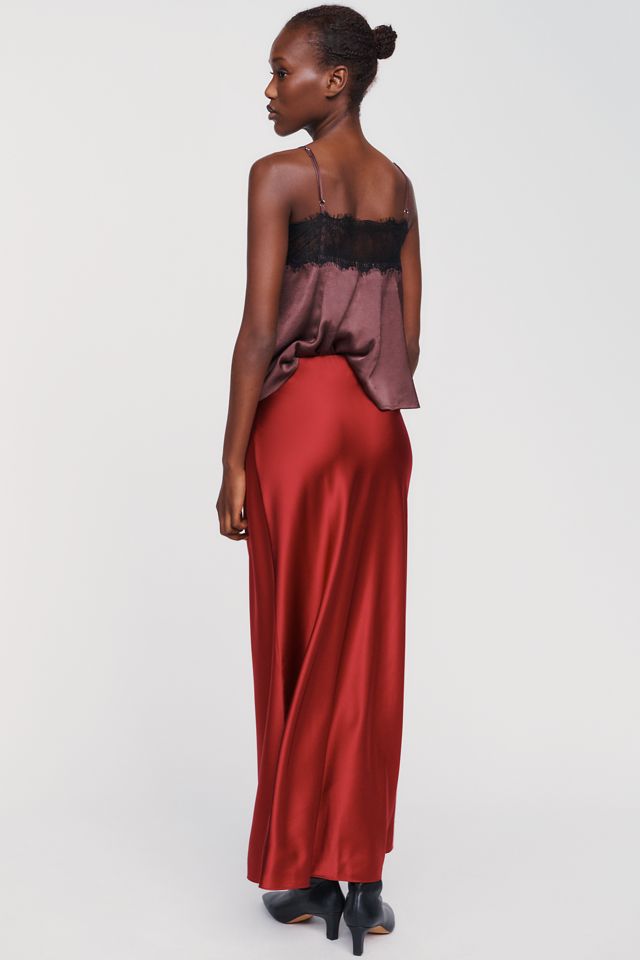 Favorite Daughter Favorite Silk Blend Maxi Skirt #3