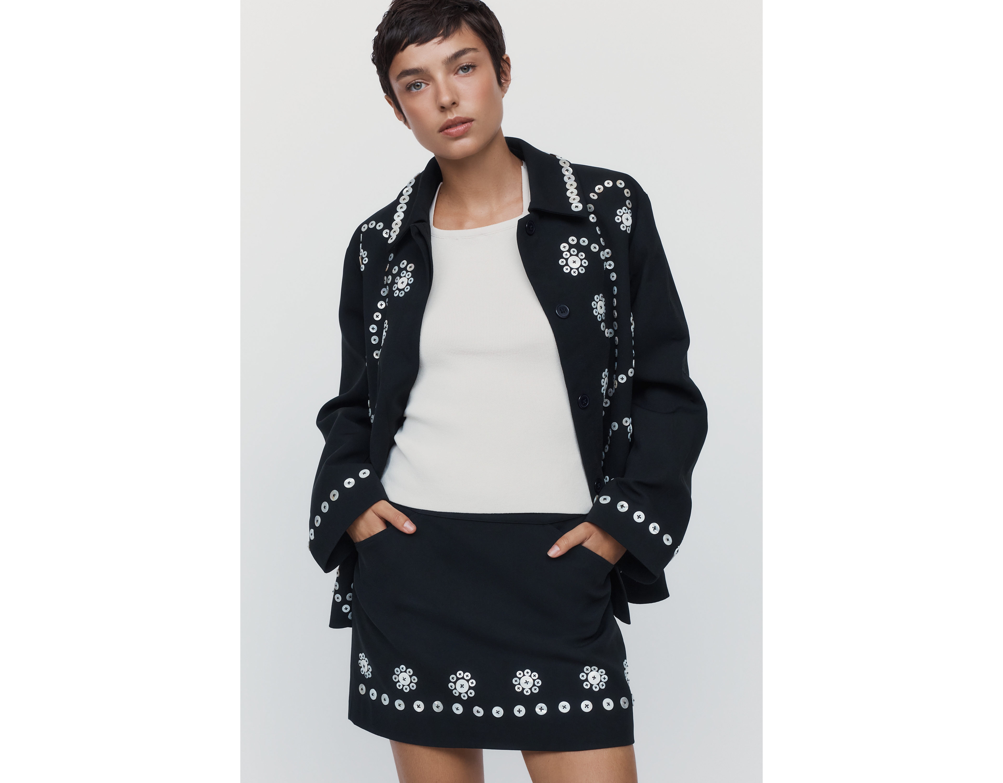 Stine Goya Embellished Mini Skirt