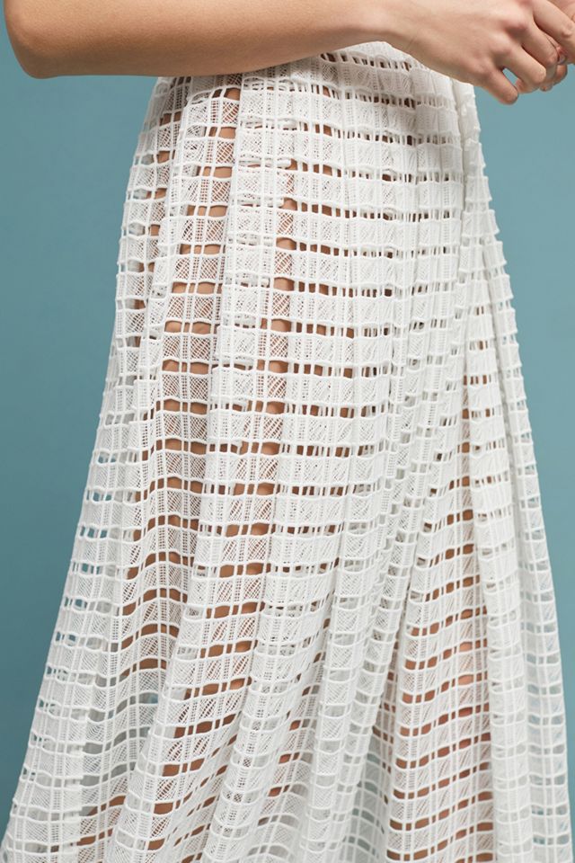 Tracy Reese Lace Midi Skirt #3