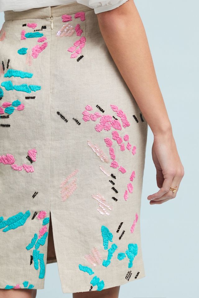 Albury Textured Pencil Skirt #3