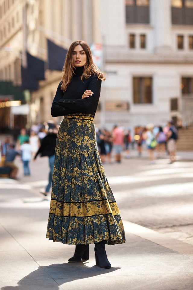 Carolina K Midnight Maxi Skirt | Anthropologie