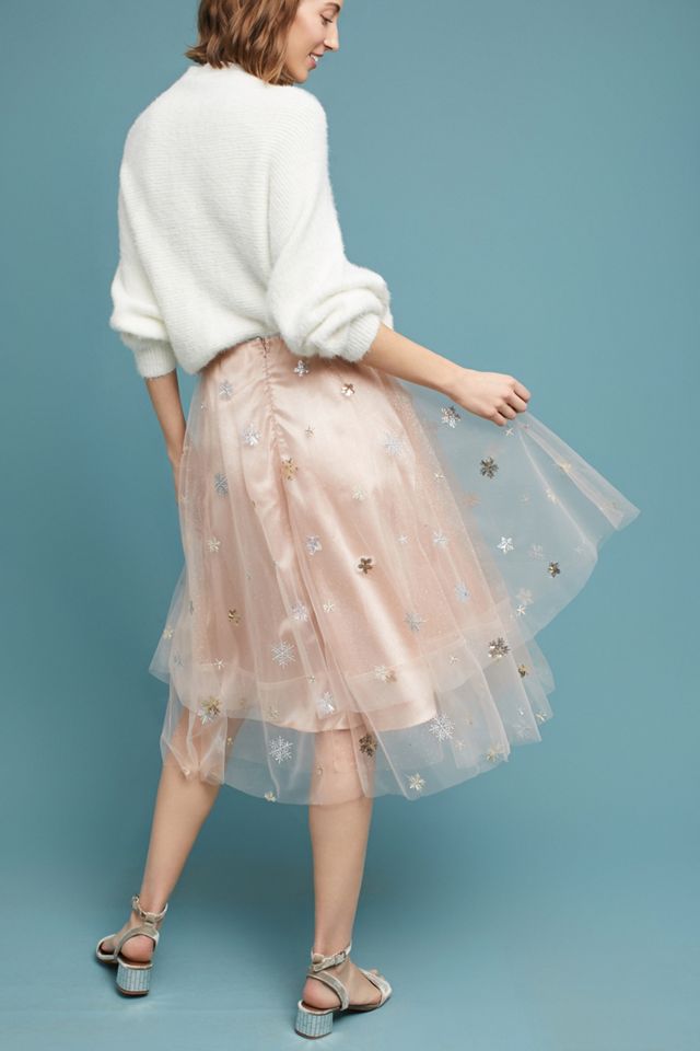 Metallic Snowflake Skirt #4
