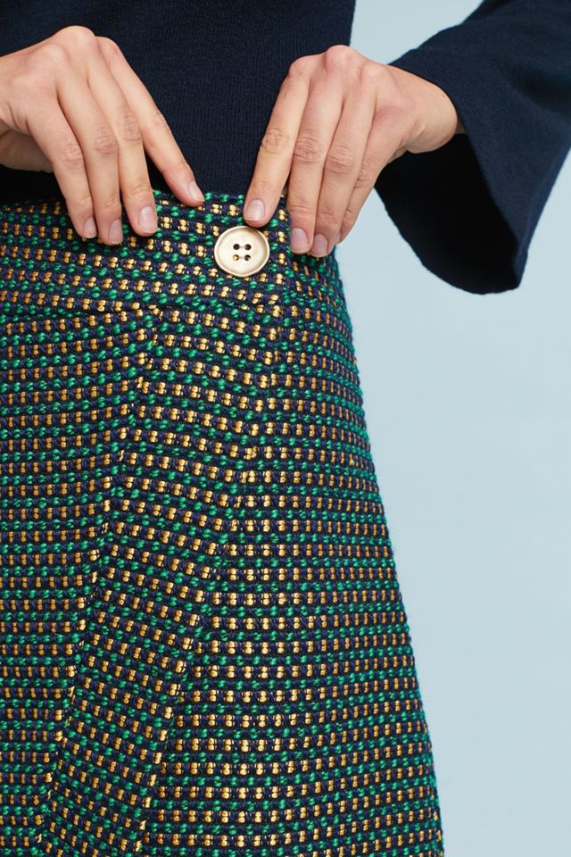 Tweed Wrap Skirt #1