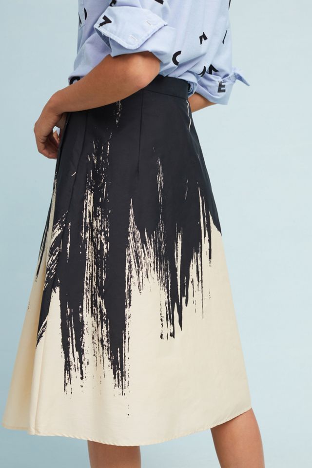 Golden Graphic Skirt #2