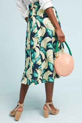 anthropologie banana skirt