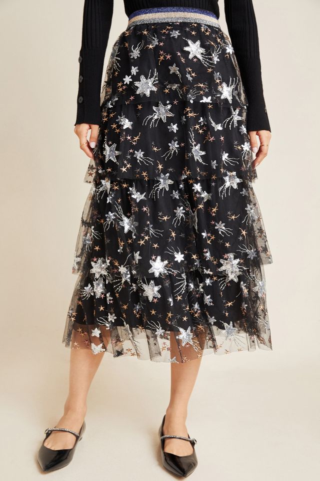 Margot Tulle Midi Skirt