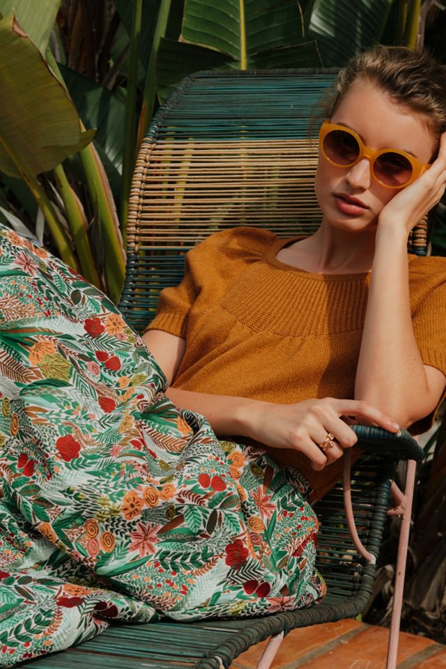 Lucia Jacquard Midi Skirt #5
