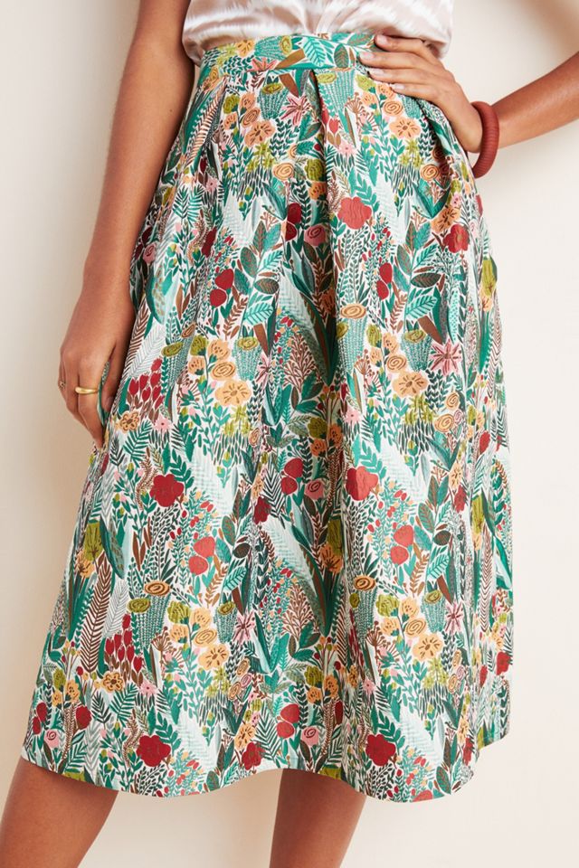 Lucia Jacquard Midi Skirt #1