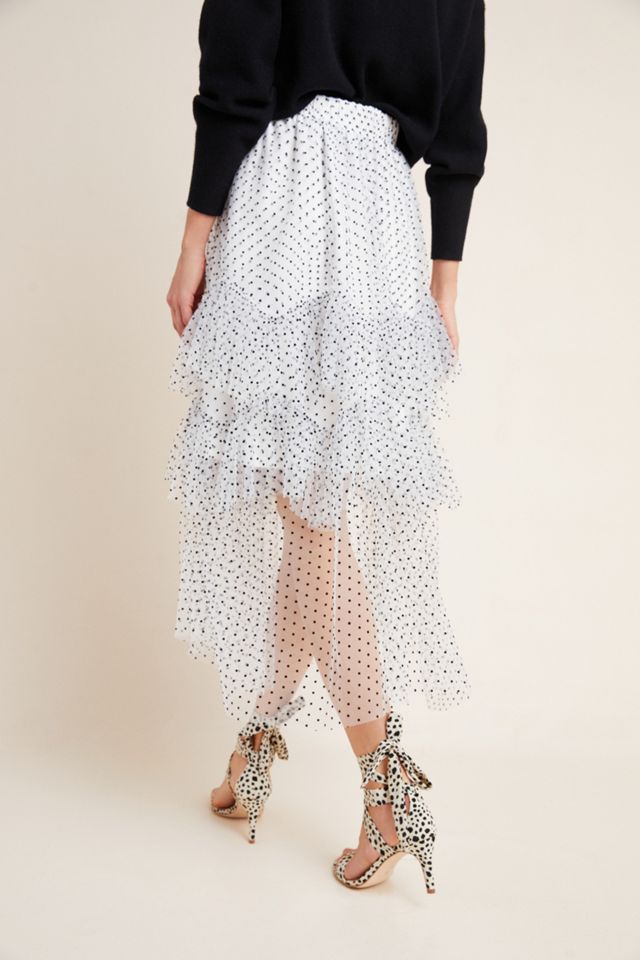 Lukjana Tiered Tulle Maxi Skirt #1