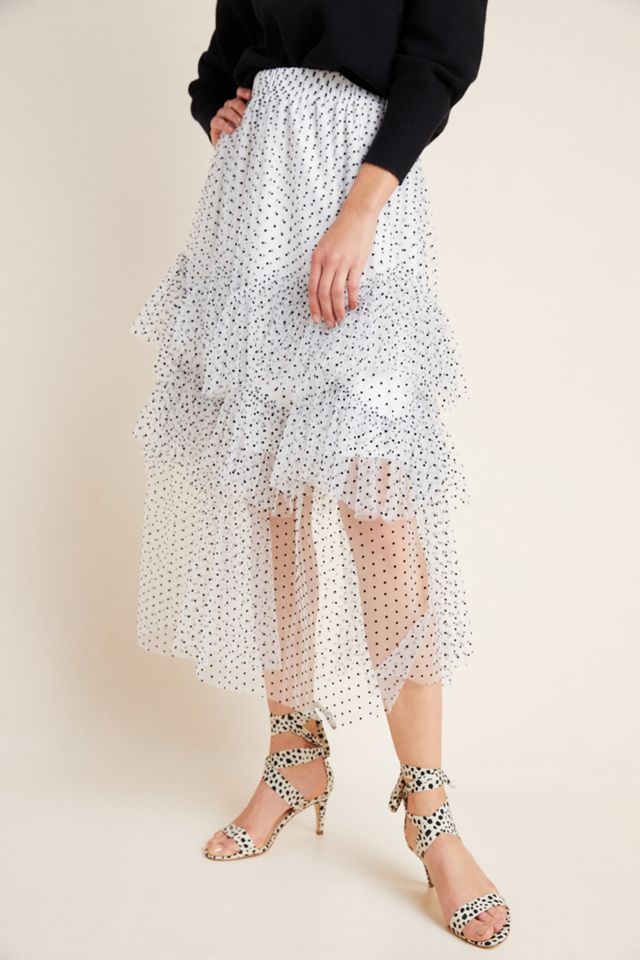 Lukjana Tiered Tulle Maxi Skirt #3