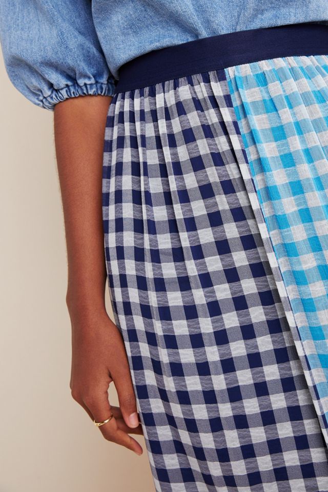 Gigi Ruffled Gingham Maxi Skirt #2