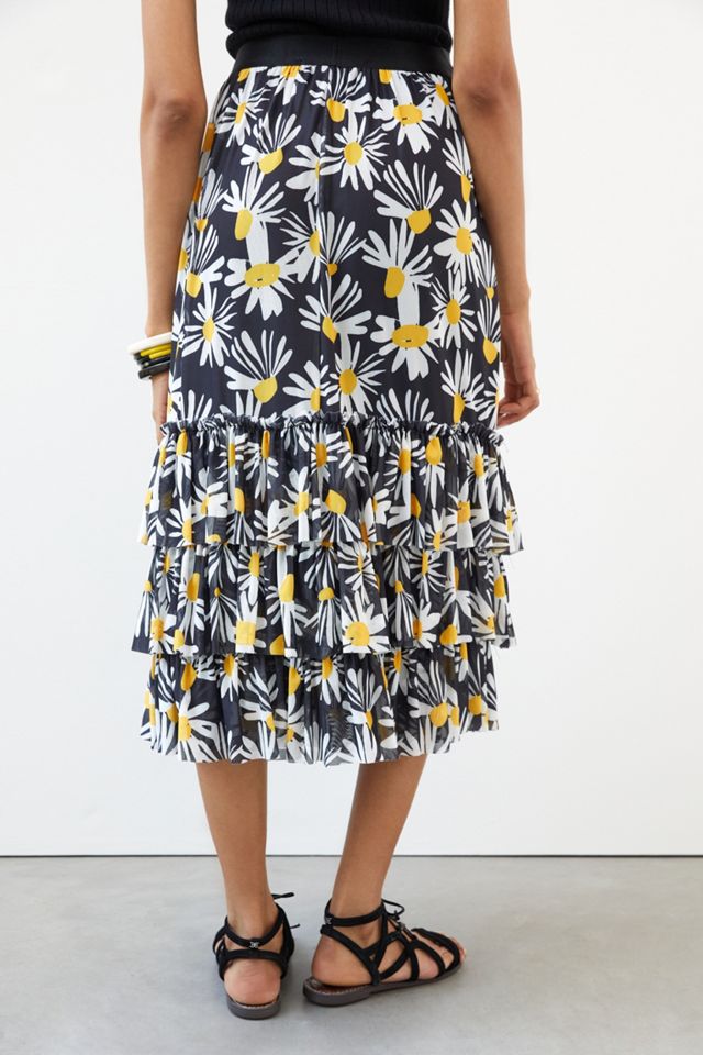 Eva Franco Tiered Midi Skirt #2