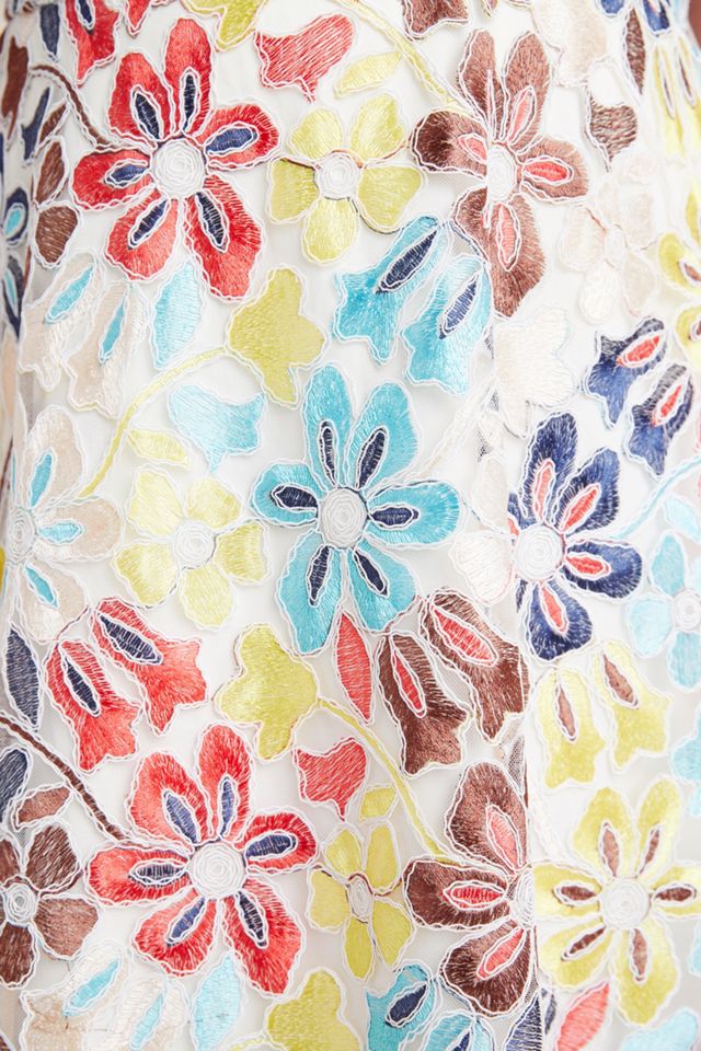 Meghan Embroidered Midi Skirt #7