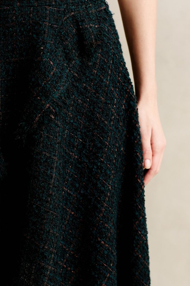 Fringed Tweed Skirt #3