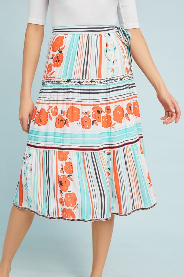 Frida Wrap Skirt | Anthropologie