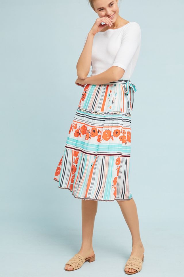 Frida Wrap Skirt | Anthropologie