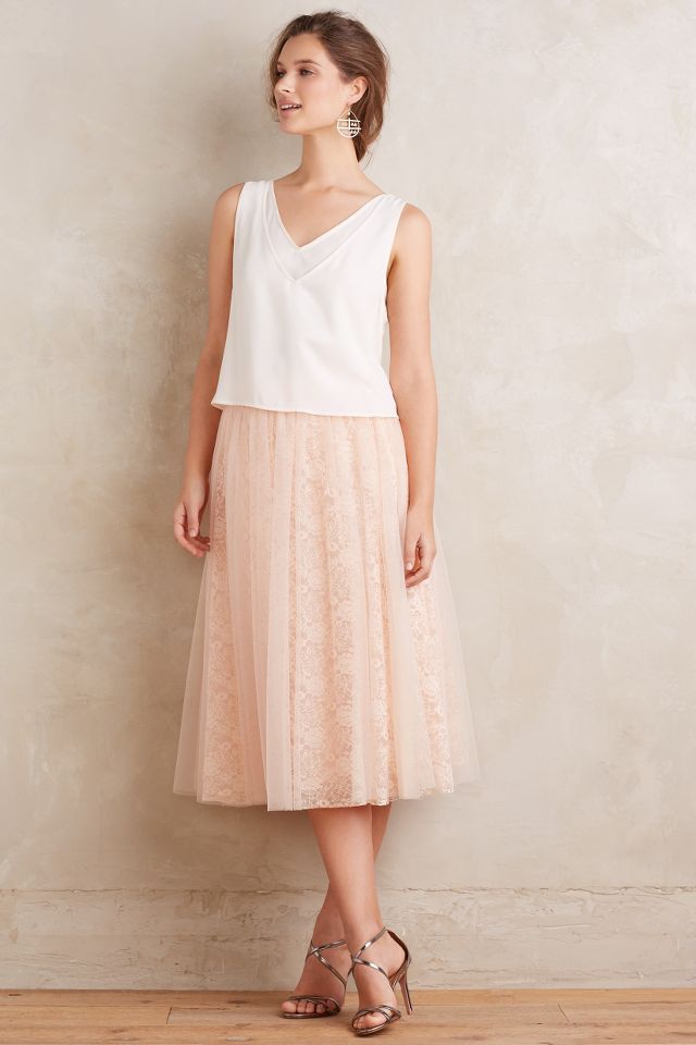 Anthropologie ballerina outlet skirt