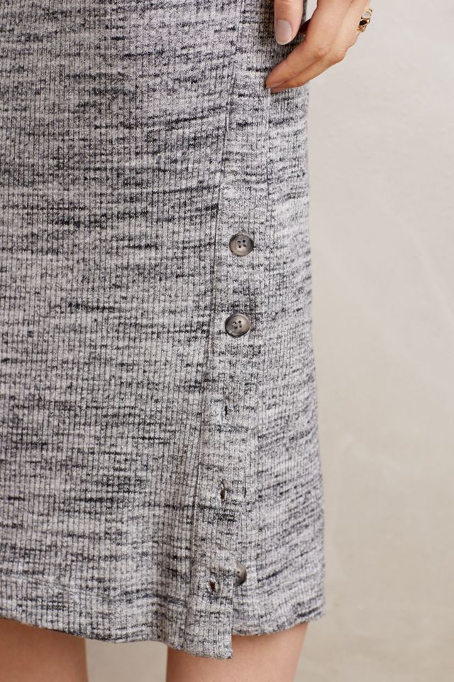 Heathered Column Skirt #3