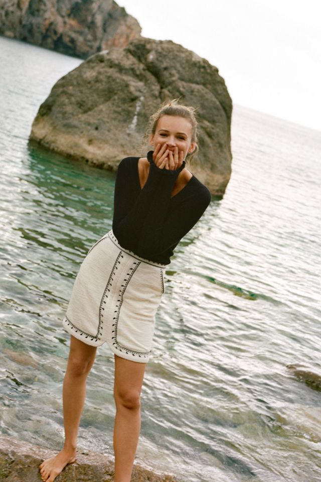 Tulley Textured Mini Skirt #3