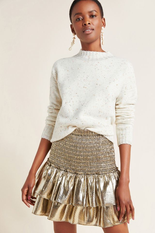 Gold clearance skirt coast