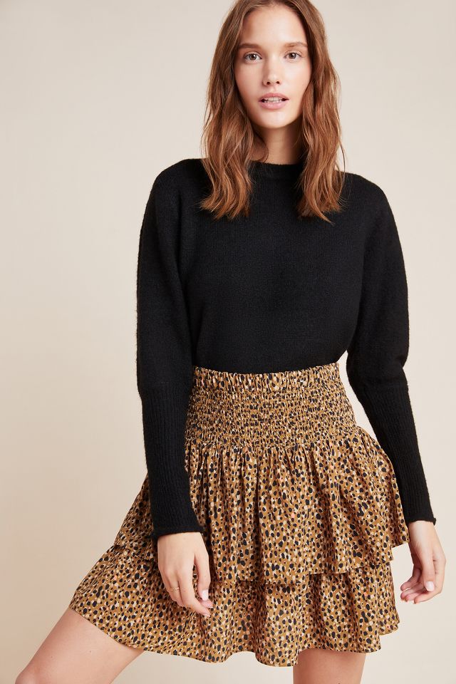 DOLAN Collection Ellie Smocked Mini Skirt | Anthropologie