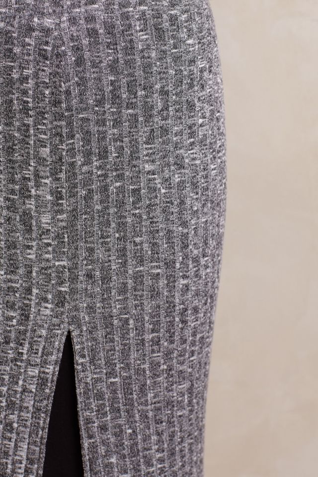 Marl Ribbed Skirt #3