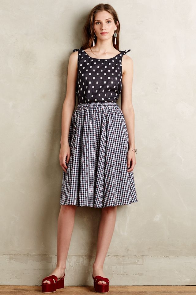 Gingham Market Skirt #3