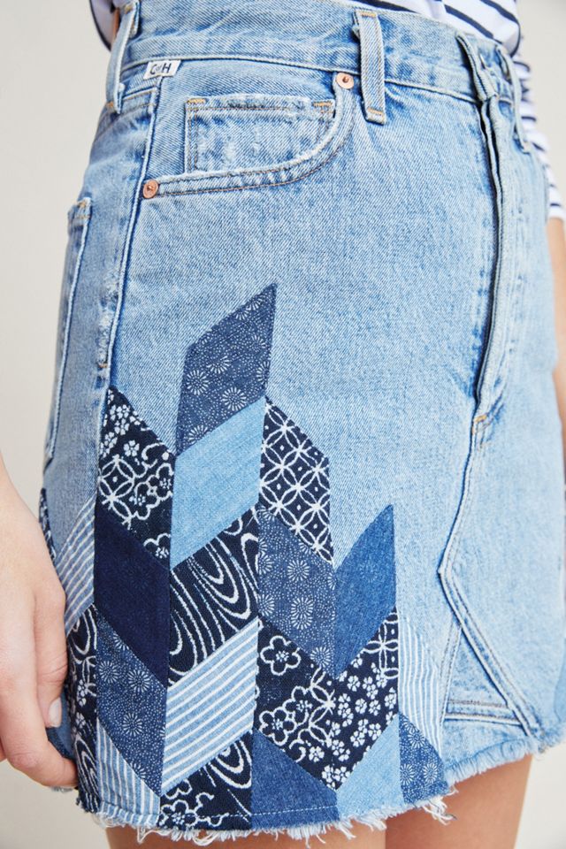 Citizens of Humanity Astrid Patchwork Denim Mini Skirt #3
