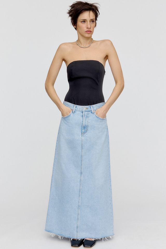 AGOLDE Hilla Denim Skirt