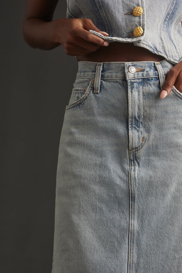 AGOLDE Della Denim Midi Skirt #3