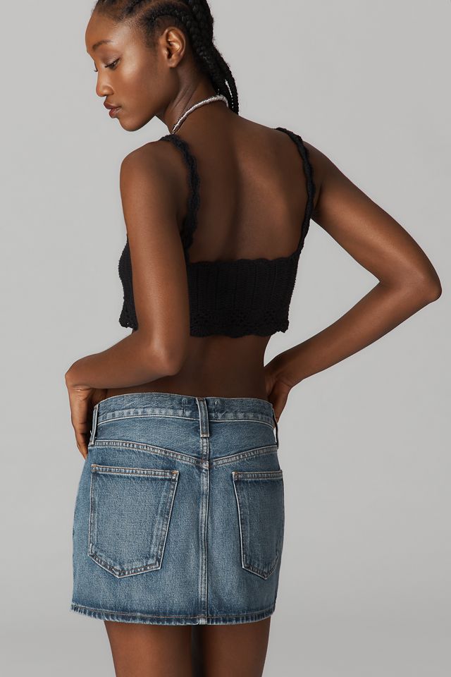 AGOLDE Alek Denim Mini Skirt | Anthropologie