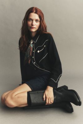 Citizens of Humanity Etta Regenerative Cotton Denim Pencil Skirt