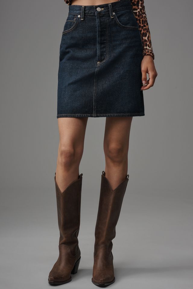 Citizens of Humanity Etta Regenerative Cotton Denim Pencil Skirt #2