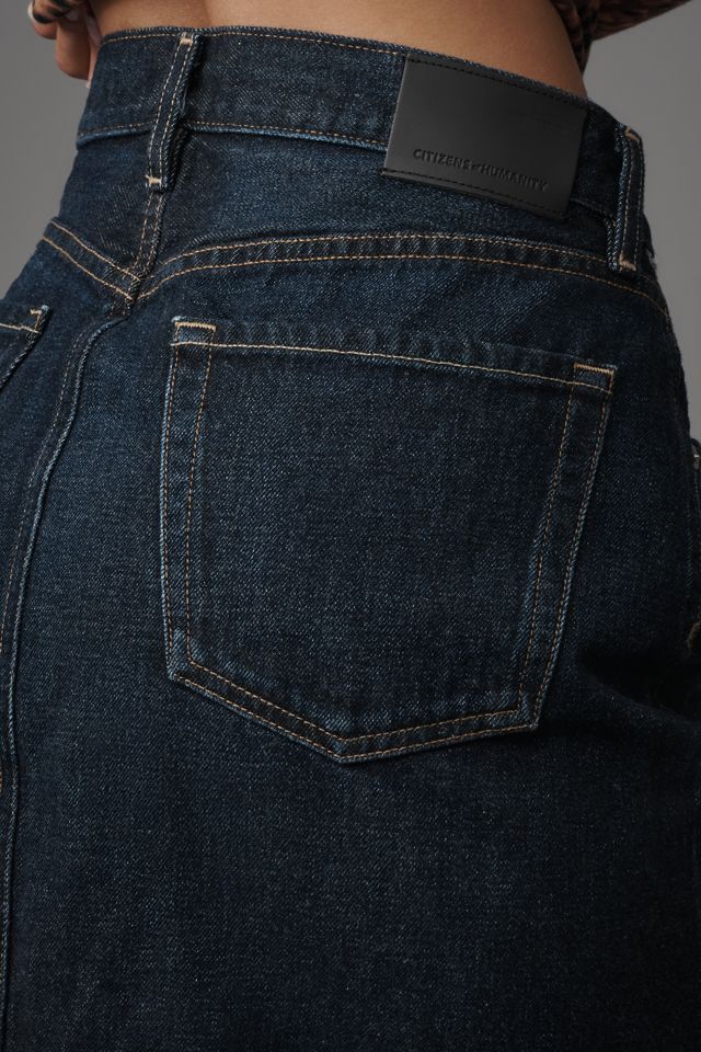 Citizens of Humanity Etta Regenerative Cotton Denim Pencil Skirt #3