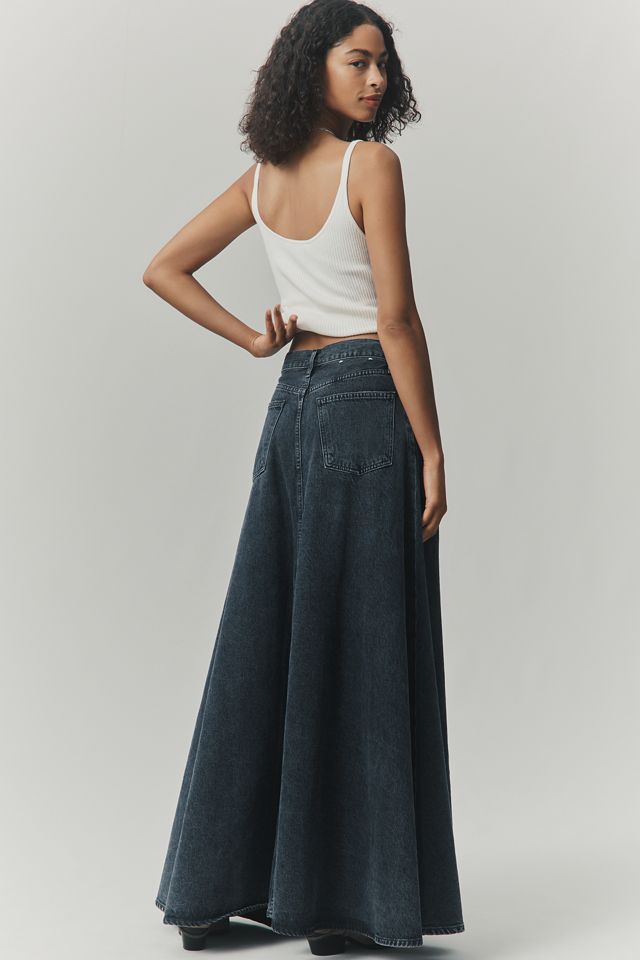 AGOLDE Odin Exaggerated Denim Maxi Skirt #2
