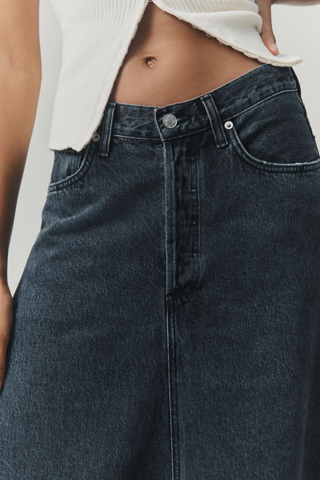 AGOLDE Odin Exaggerated Denim Maxi Skirt #3