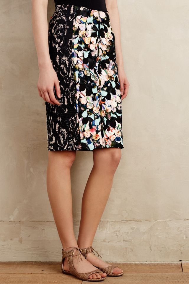 Paillette Pencil Skirt