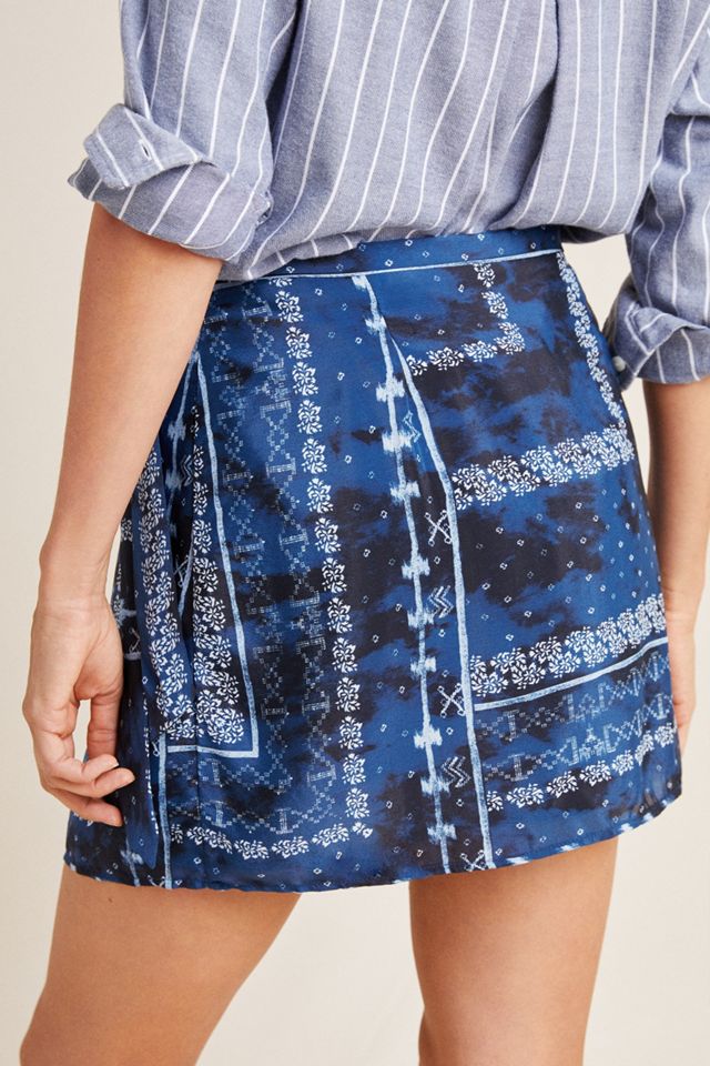 Hattie Bandana Mini Wrap Skirt #1