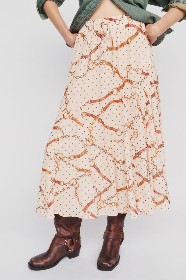 Greylin Megan Godet Midi Skirt #2