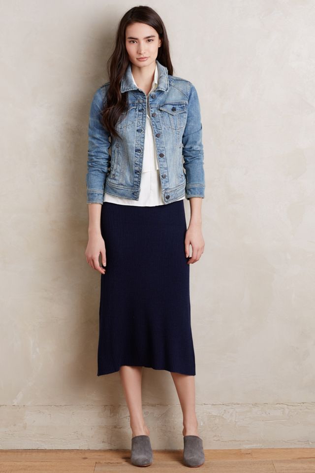 Ribbed Midi Skirt #2