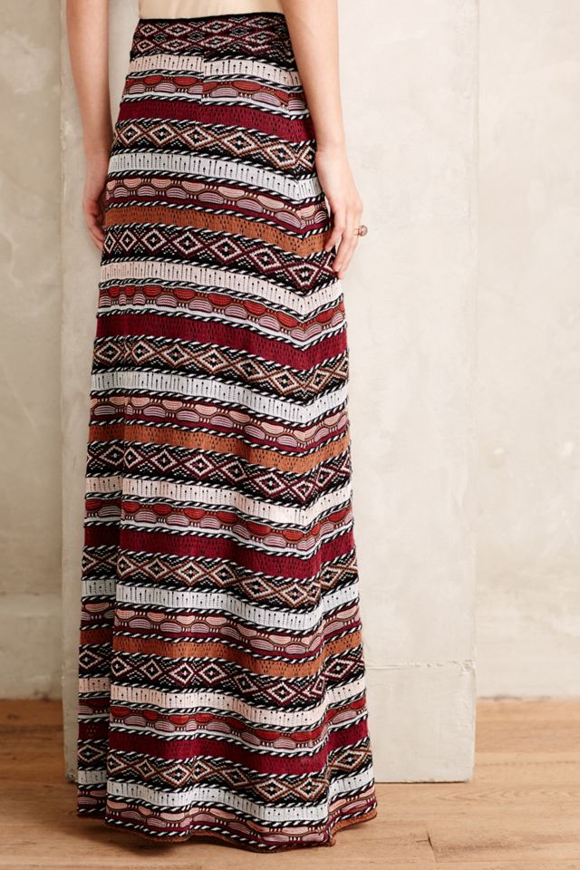 Patchstripe Maxi Skirt #1