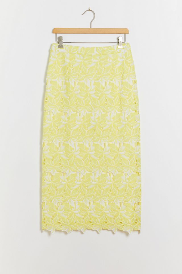 Buttercup Eyelet Midi Skirt #1