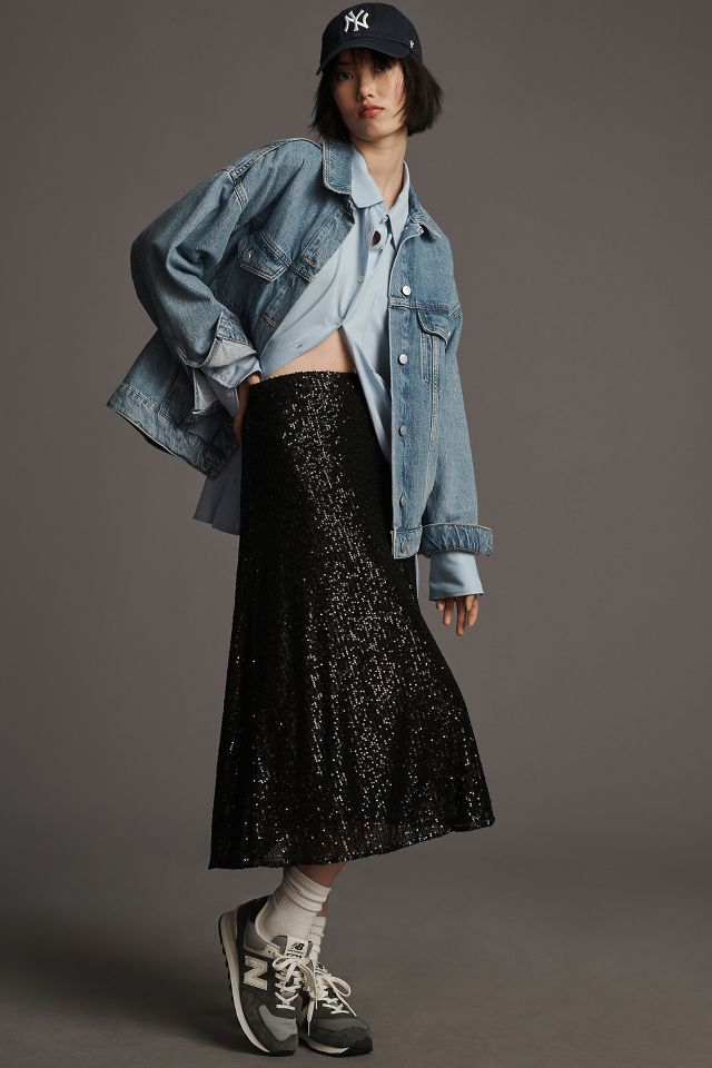 Sequin skirt outlet anthropologie