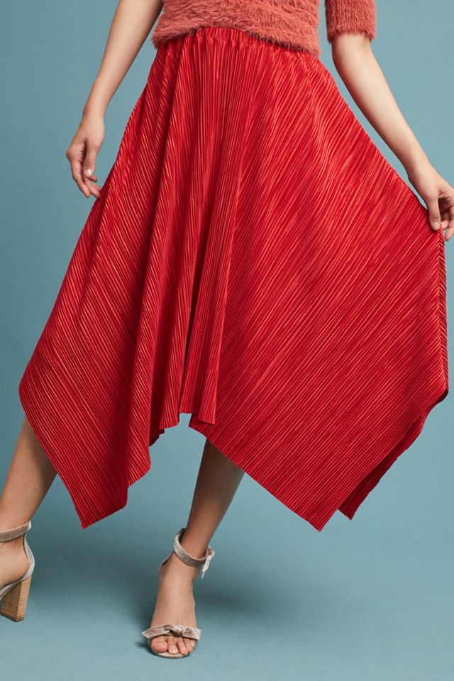 Plisse Asymmetrical Skirt #3