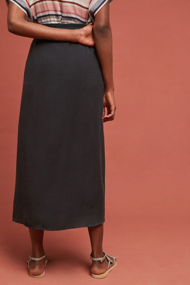 Cloth & Stone Buttonfront Skirt #1