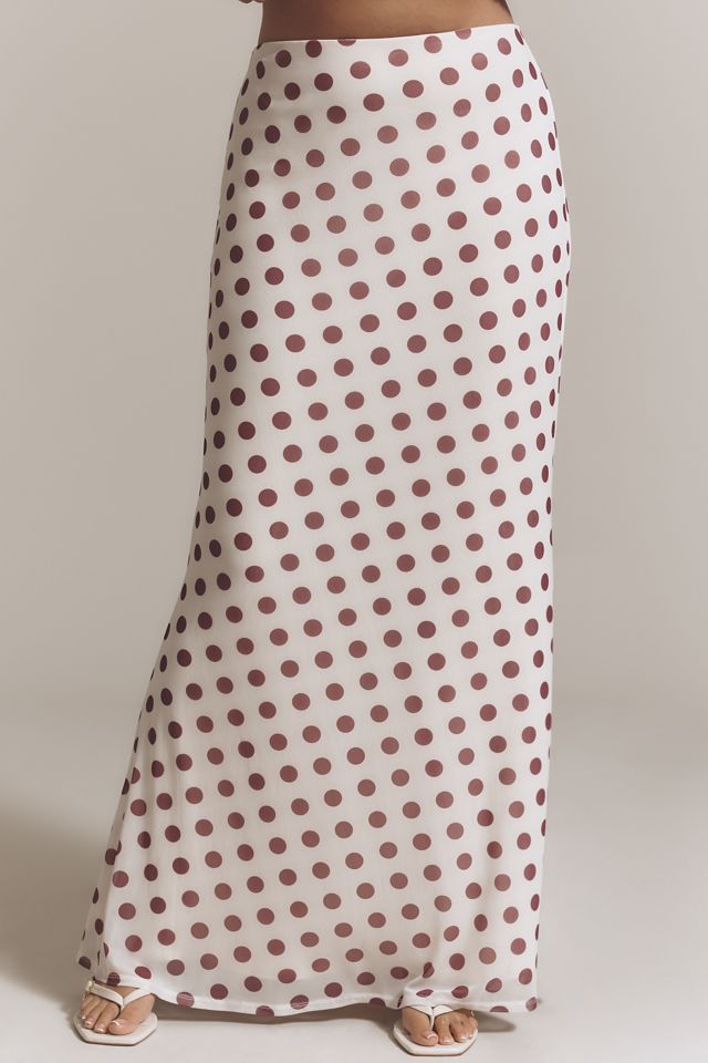 AFRM Plus Tegan Power Mesh Maxi Skirt #1